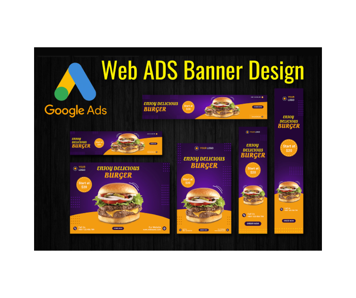 Banners For Display Campaign in Google Ads